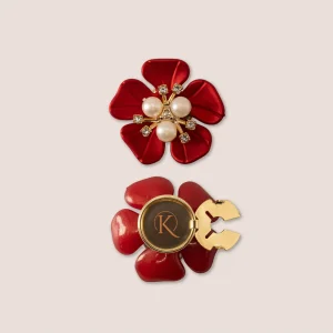 Ozdobné klipy na gombíky COLETTE RUBY – Kbutton