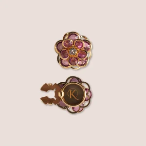 Ozdobné klipy na gombíky ROYAL PURPLE – Kbutton